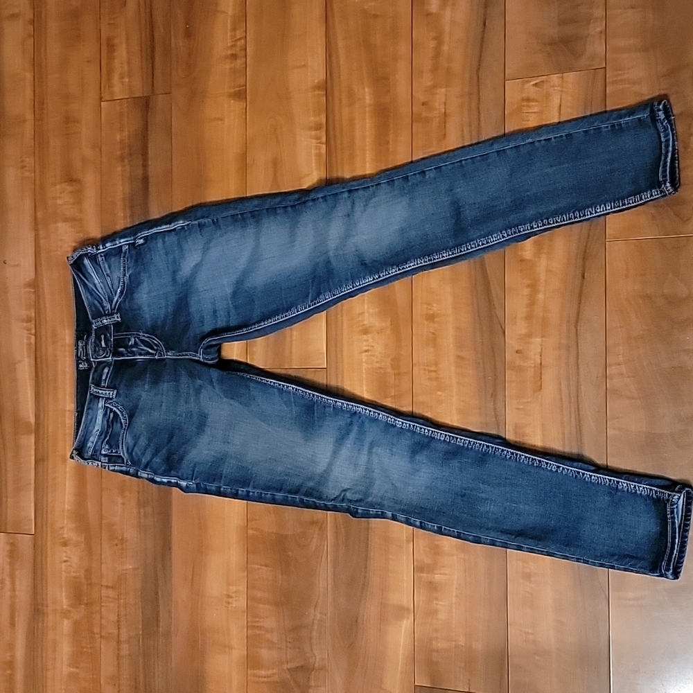 (#W18) Silver Aiko Women's Jean's, Dark wash, Size: W27/L31